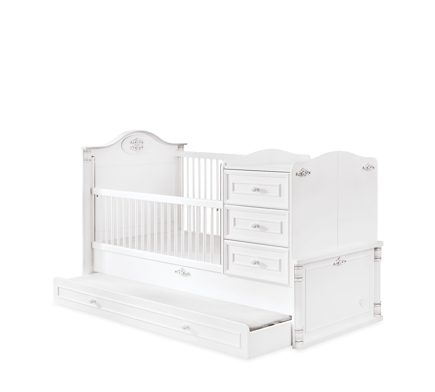 Romantic baby krevat femijesh qe rritet (+ krevati i prinderve )(80x180)