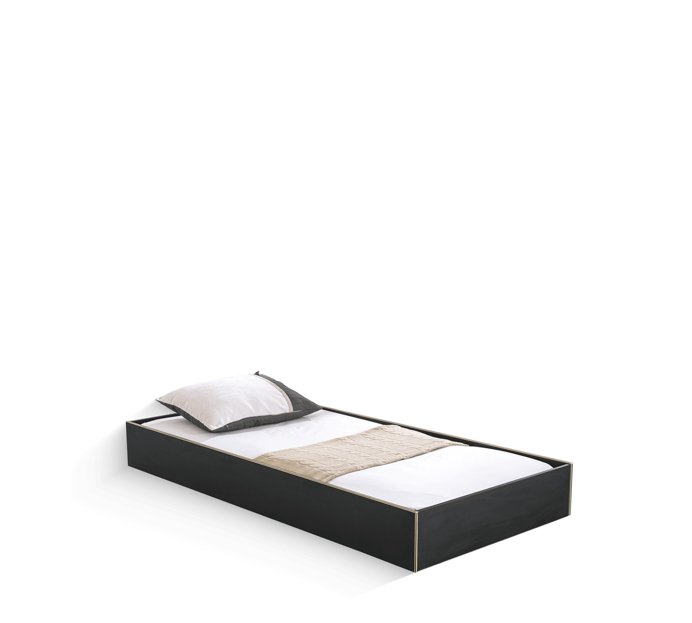 Black krevat poshte krevatit  (90x190 cm)