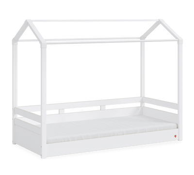 Montes White krevat me çati të drejtë (90x200)