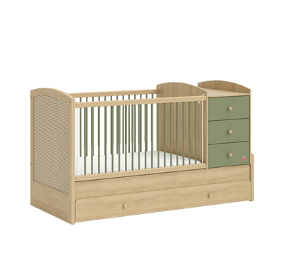 Loof Baby Krevat Bebi qe konvertohet(+krevat I prindërve) (80x180 cm)