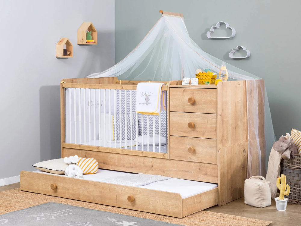 Baby Mocha - Krevat bebe i transformueshem (80x180 Cm)