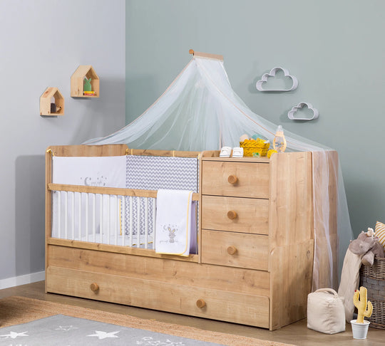 Baby Mocha - Krevat bebe i transformueshem (80x180 Cm)