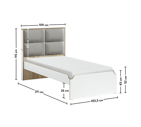 Krevat Modera 100x200