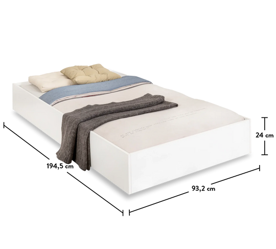 Krevat Marinar White  (90x200 cm)