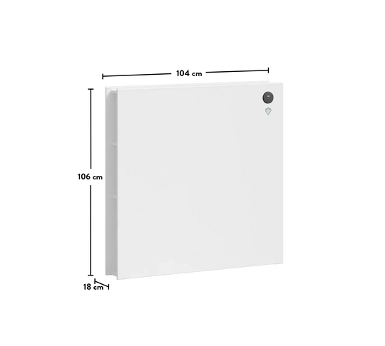 White Krevat 100x200