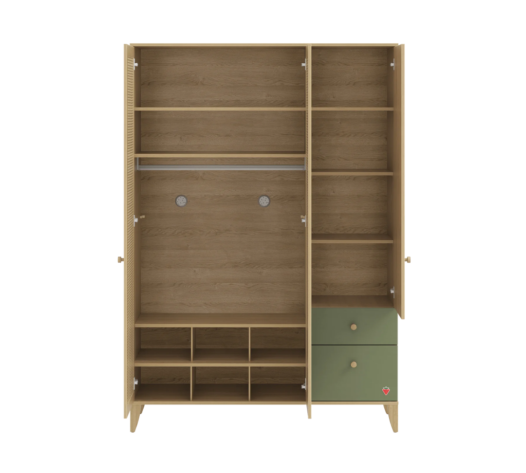 Garderobe me 3 dyer Loof