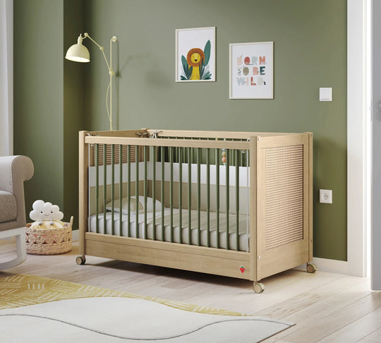 Baby Loof krevat per femije me rrota (60x120 cm)