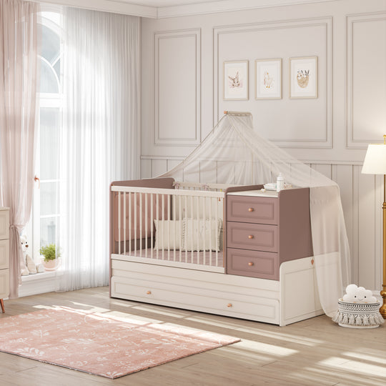 Elegance Baby - Krevat bebe i transformueshem (80x180 cm)