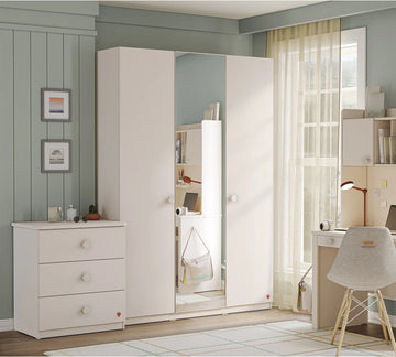 Dollapi me 3 dyer dhe pasqyrë Varia