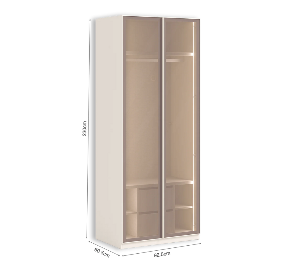 Garderoba Two-Door Cream me dy dyer xhami