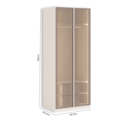 Garderoba Two-Door Cream me dy dyer xhami