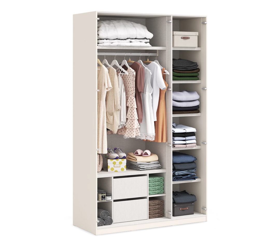Garderoba Three-Door Cream me tre dyer xhami