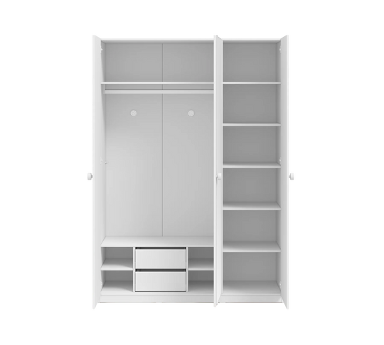 Varia e bardhe dollap me 3 dyer