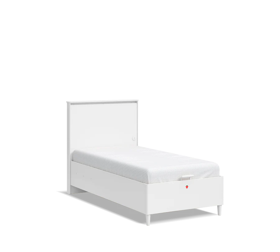 Krevat Varia e bardhe me kontinetor