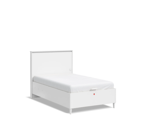 Krevat Varia e bardhe me kontinetor