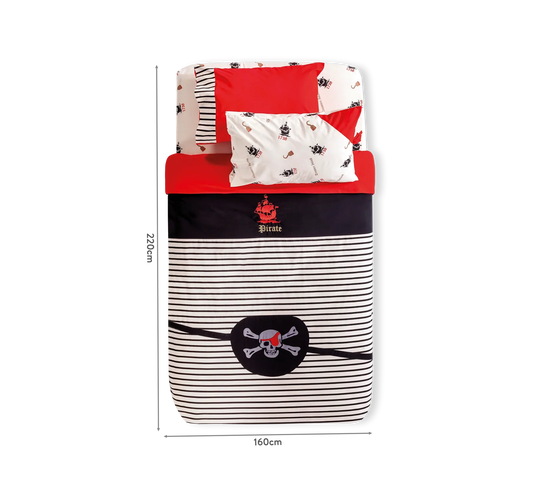 🛏️ Set Çarçafësh Pirate – 160x220 cm
