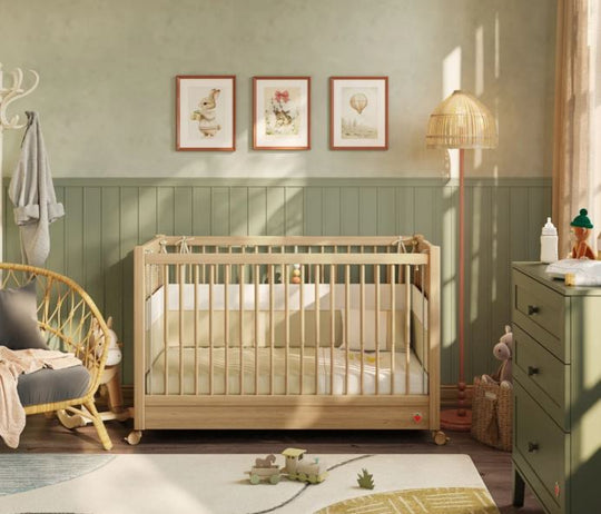 Krevat Bebi Loof me Rrota 60×120 cm