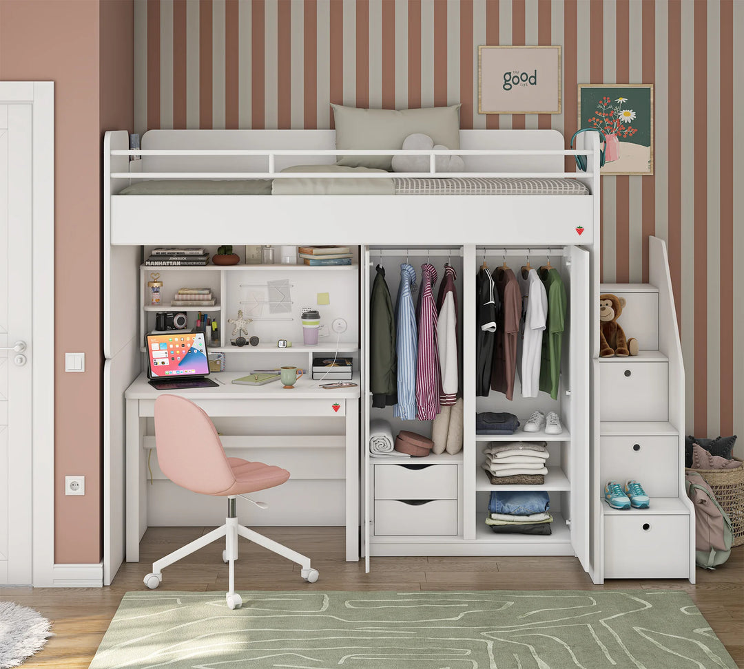 Varia e bardhe krevat marinar studio kombinim 2