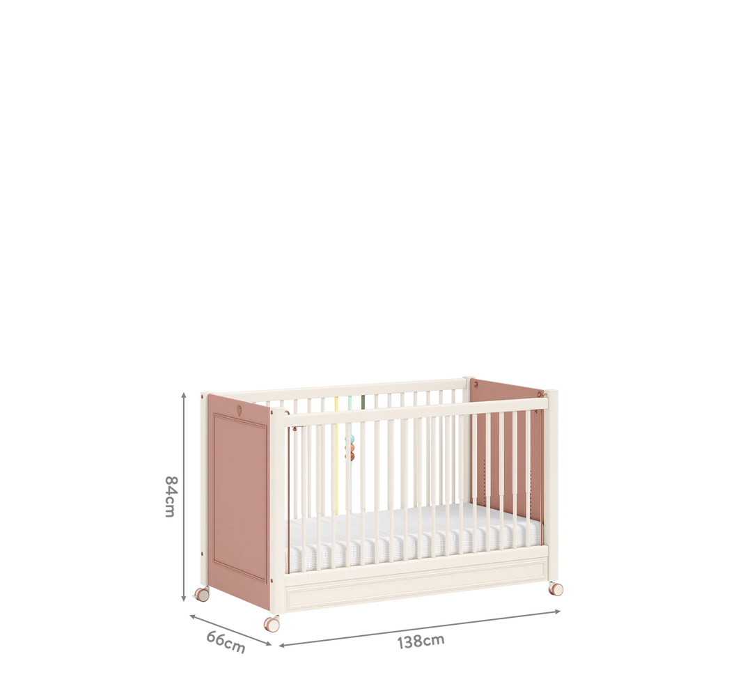 Krevat Baby Elegance me rrota (60x120cm )
