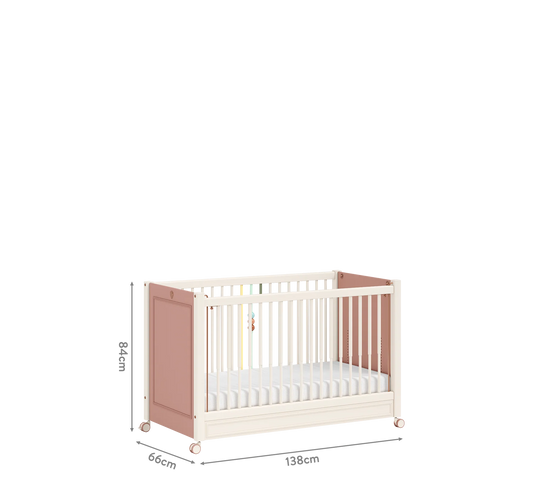 Krevat Baby Elegance me rrota (60x120cm )