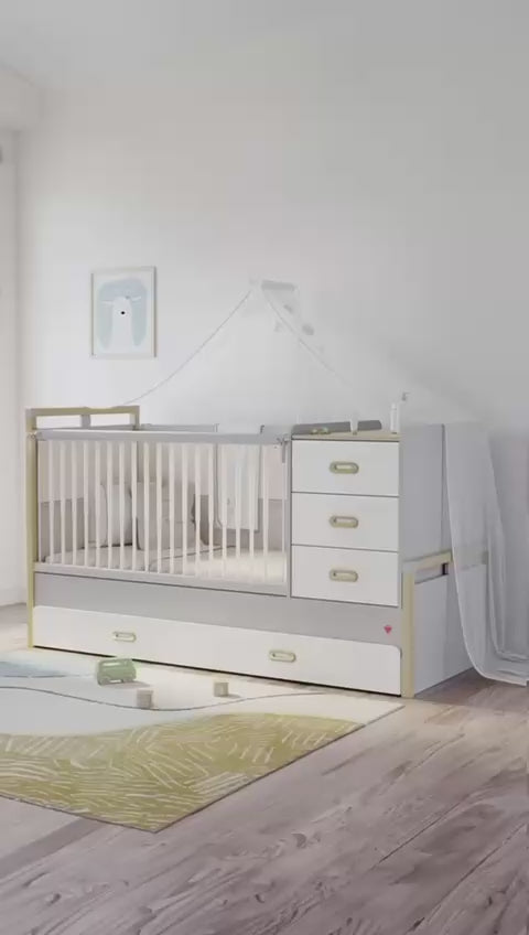 Mino Baby Krevat i konvertueshem  (80x180 cm)