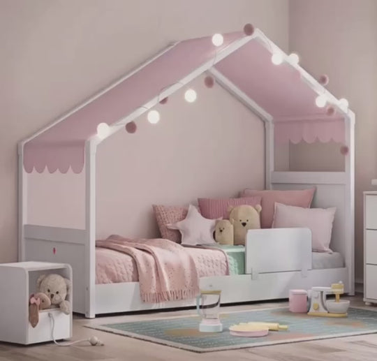 Montes White krevat me çati anësore