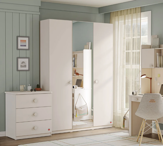 Dollapi me 3 dyer dhe pasqyrë Varia