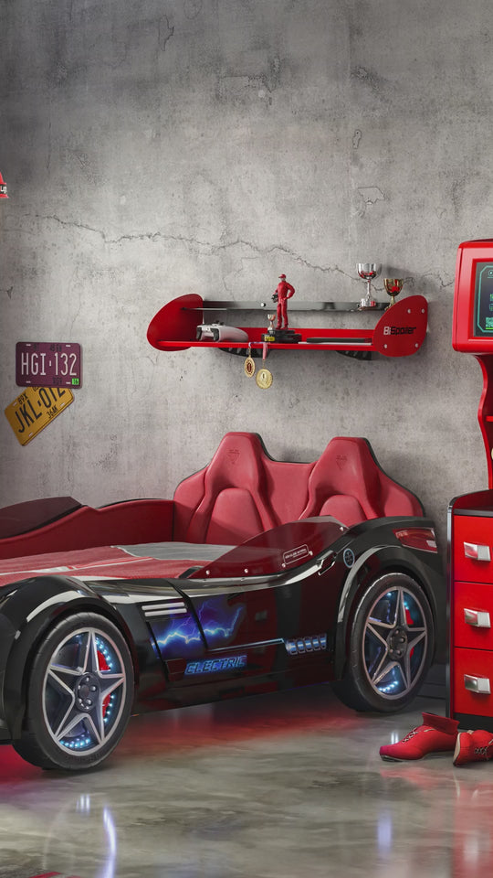 Krevat makine Gte (I Bardhë) (99x191 cm)