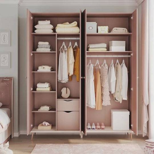 Elegance dollap me 4 dyer me pasqyrë