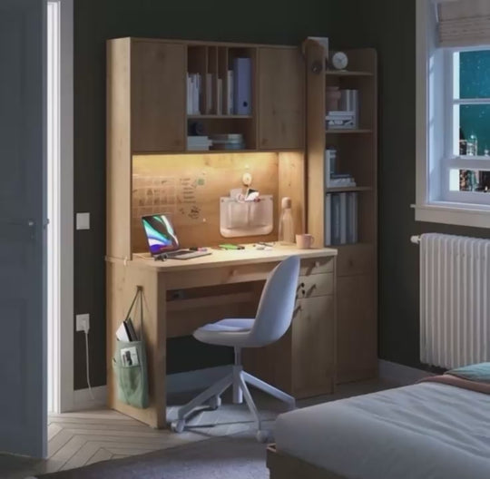 Tavoline e gjere studimi Mocha