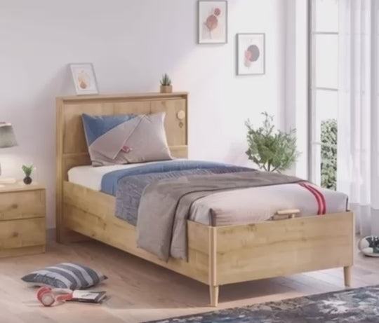 Mocha Krevat me kontinetor 120x200