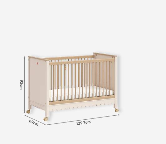 Krevat Bebi Toon me Rrota 60×120 cm