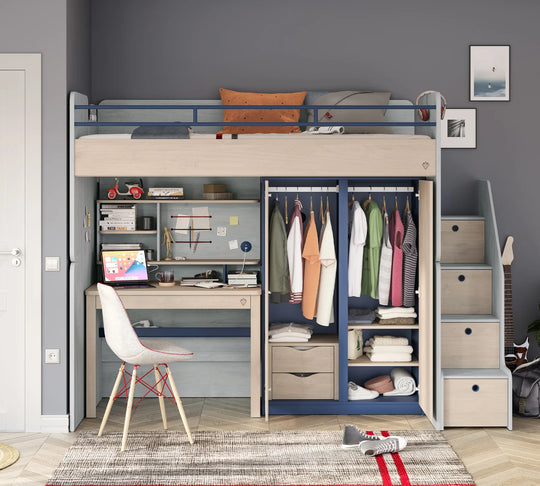 Trio krevat marinar studio  kombinim 2