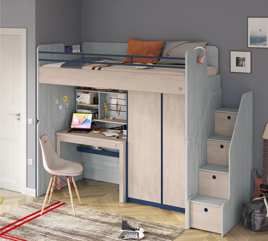 Trio krevat marinar studio  kombinim 2