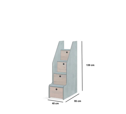 Trio krevat marinar studio  kombinim 2