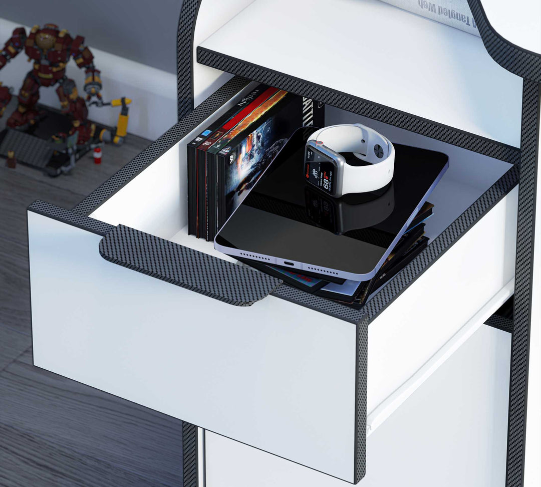 Gaming Tavolinë pune E bardha