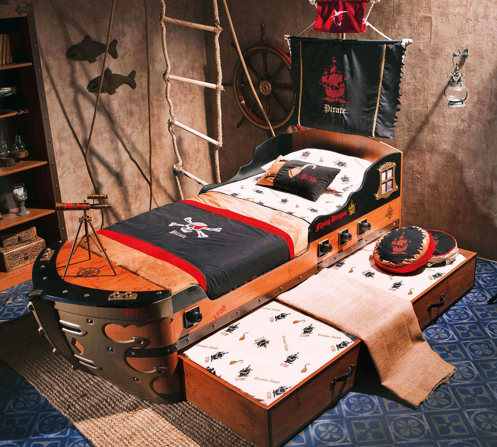 Krevat Pirate (S-90x190 cm)