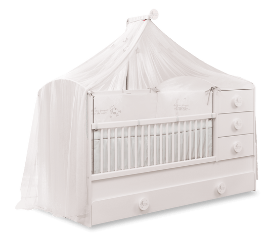 Baby Cotton Sl - Krevat bebe i transformueshem (80x180 Cm)