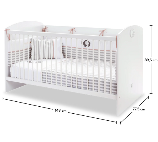 Baby Cotton Shtrat për Bebe (70x140 cm)