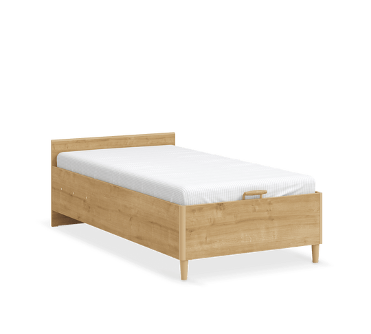 Mocha Krevat me kontinetor 100x200