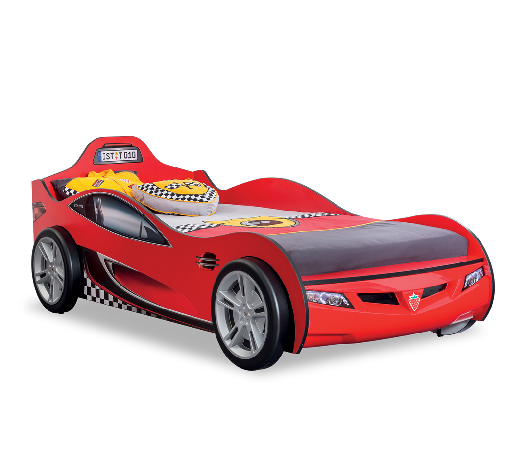Krevat makine Racecup( I Kuq)  (90x190 cm)