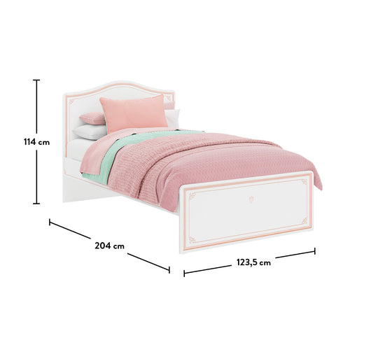 Krevat Selena Pink  (120x200 cm)