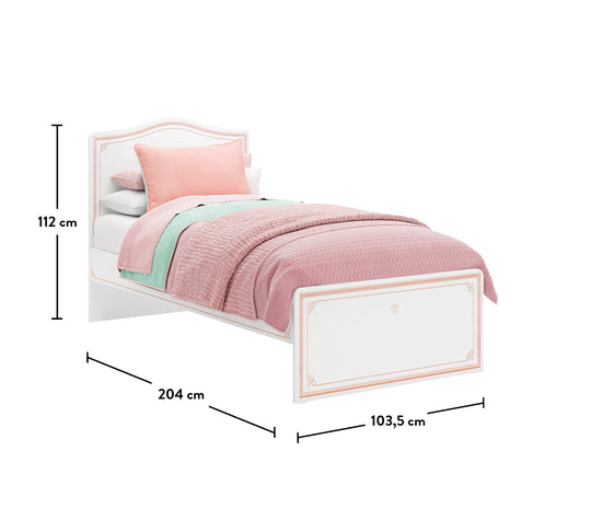 Krevat Selena Pink  (100x200 cm)