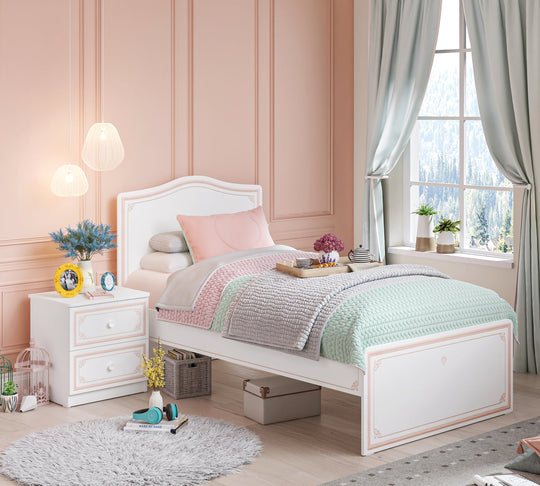 Krevat Selena Pink  (100x200 cm)