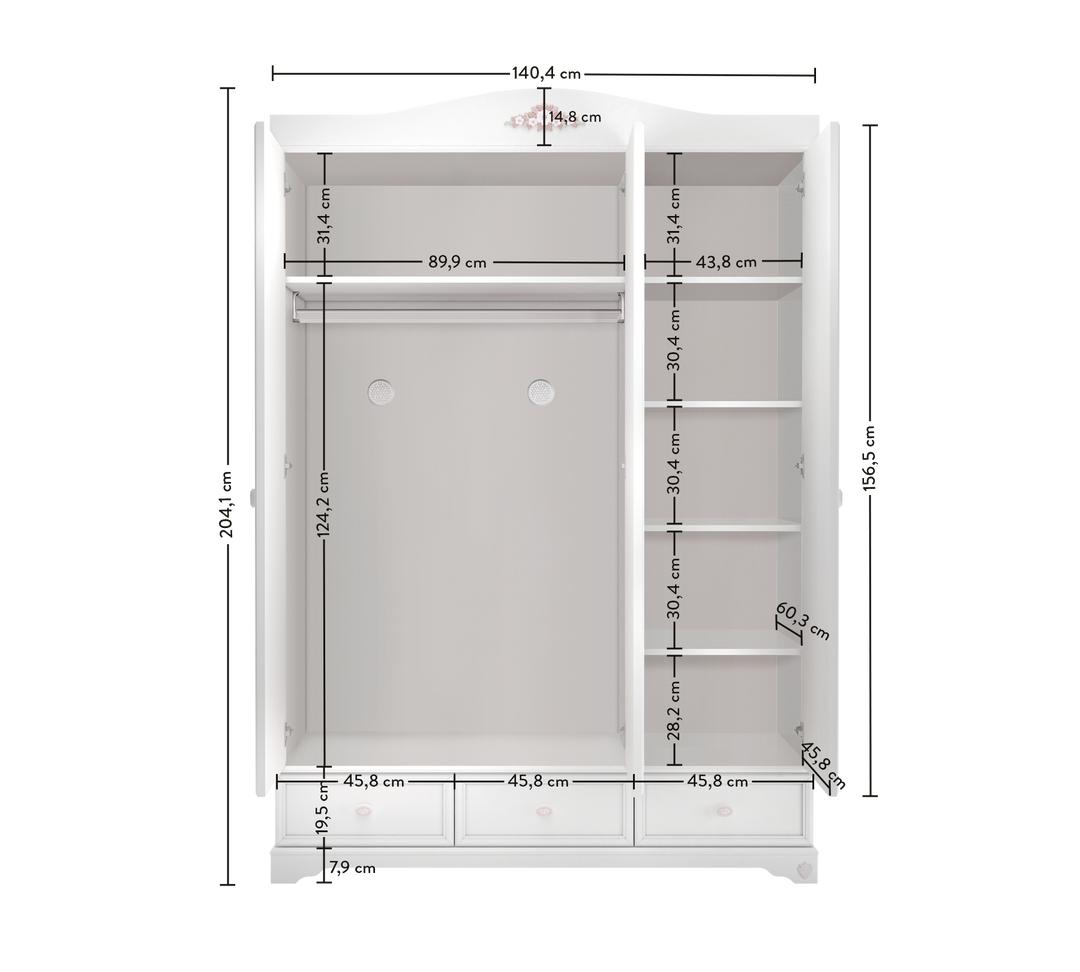 Rustic White dollap me 3 dyer