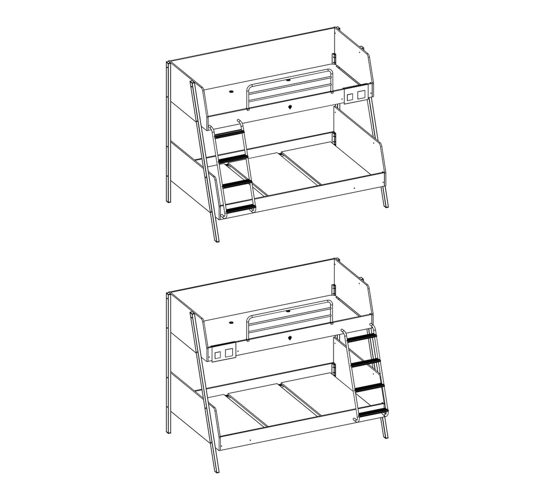 Krevat Marinar Duo i gjere (90x200- 120x200 cm)