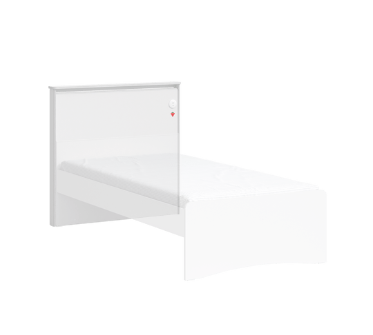 Montes white koke krevati  (100 cm)