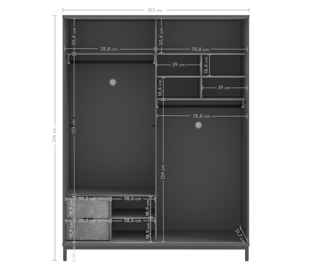Space Gray Dollap me dyer Rrëshqitëse