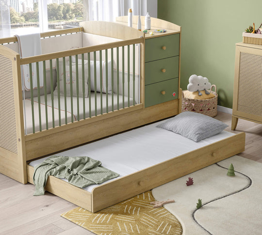 Loof Baby Krevat Bebi i transformueshem (+krevat I prindërve) (80x180 cm)